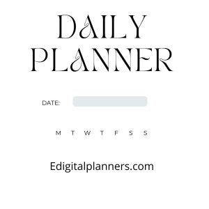 Elegant Aesthetic Daily Planner