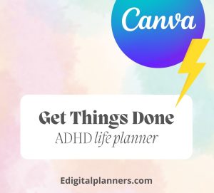 Top Bundle ADHD Digital Planners - 13 Pages Include